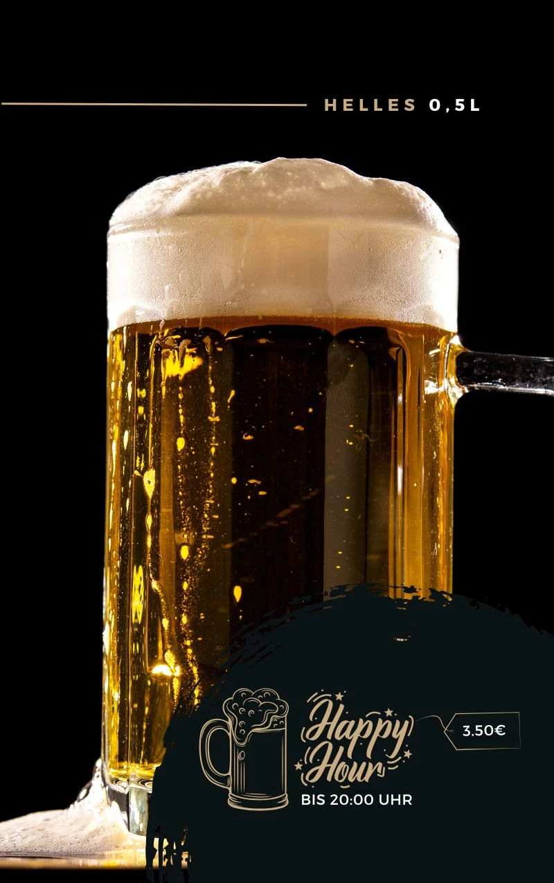 Happy Hour Helles vom Fass NachtEule Planegg
