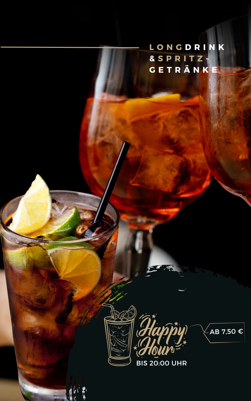 Happy Hour Longdrinks